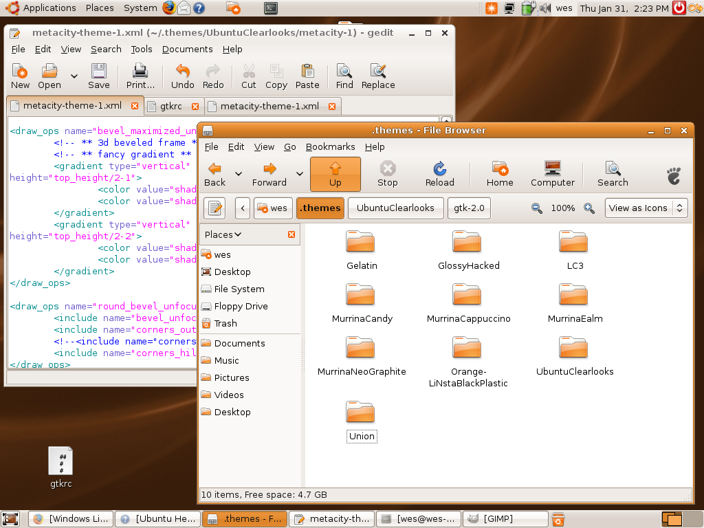 UbuntuClearlooksScreenshot.png