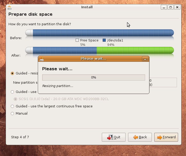 UbuntuInstallerDiskResizePleaseWaitMsg.png