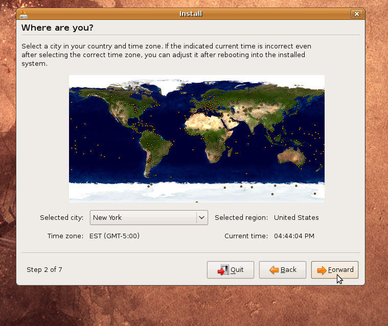 UbuntuInstallerQuest2TimeZoneSelection.png UbuntuInstallerQuest2TimeZoneSelection.png